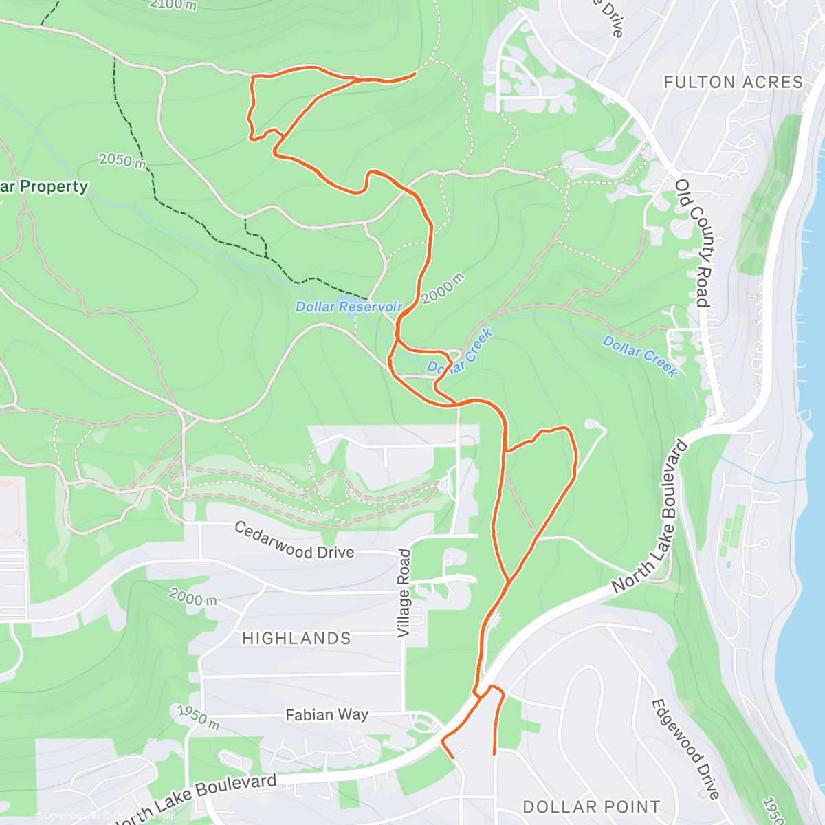 Map of the activity, Snowy frolic