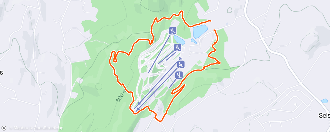 Map of the activity, These technical sections are more like playing a game of hopscotch than running. Not that I have ever played hopscotch...😁