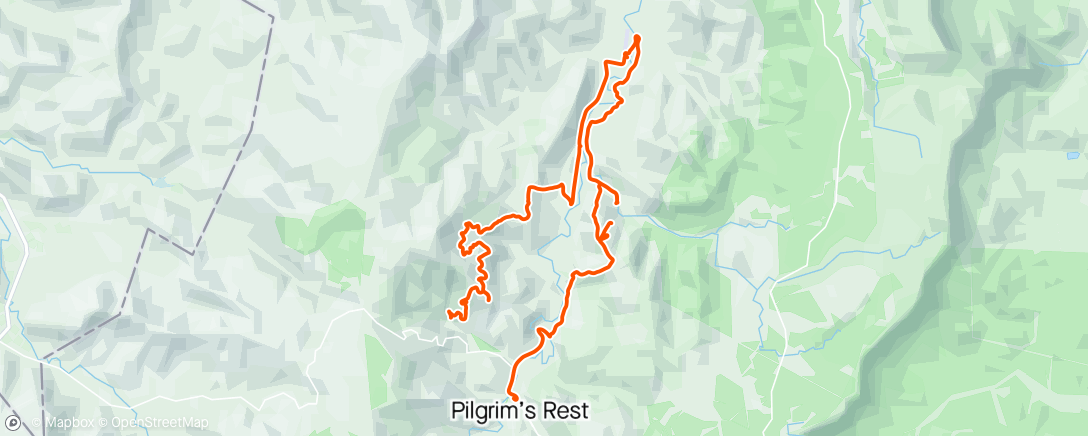 Map of the activity, Pilgrims Escape Main Route Spec
