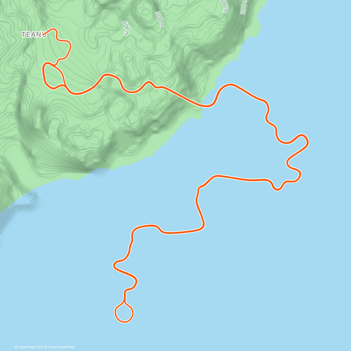 Map of the activity, Zwift - Tempus Fugit in Watopia