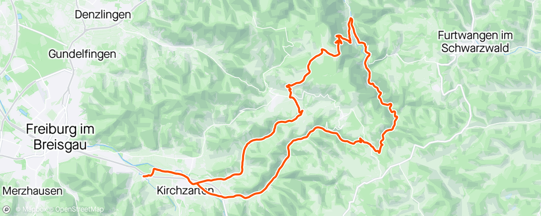 Map of the activity, Wildgutach