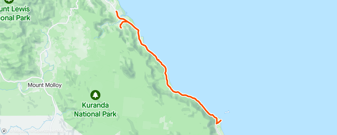 Map of the activity, FulGaz - IRONMAN Cairns
