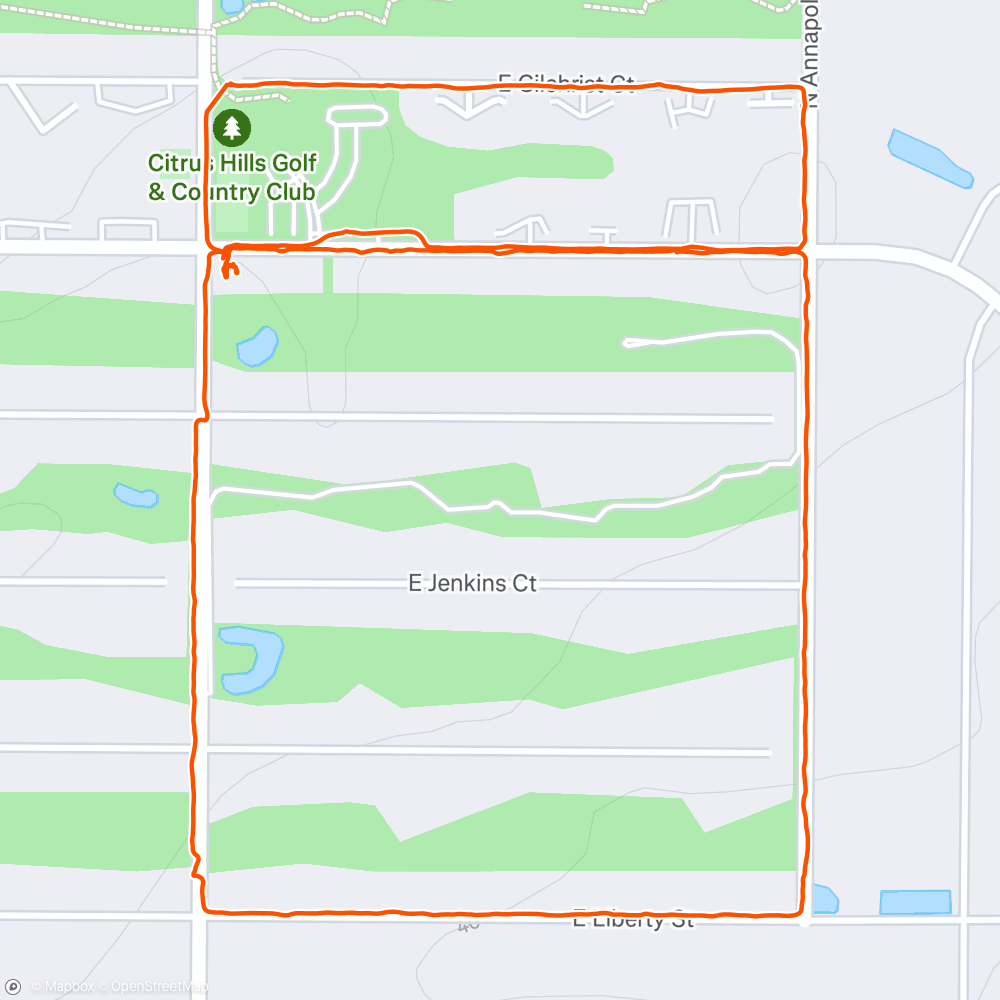 Map of the activity