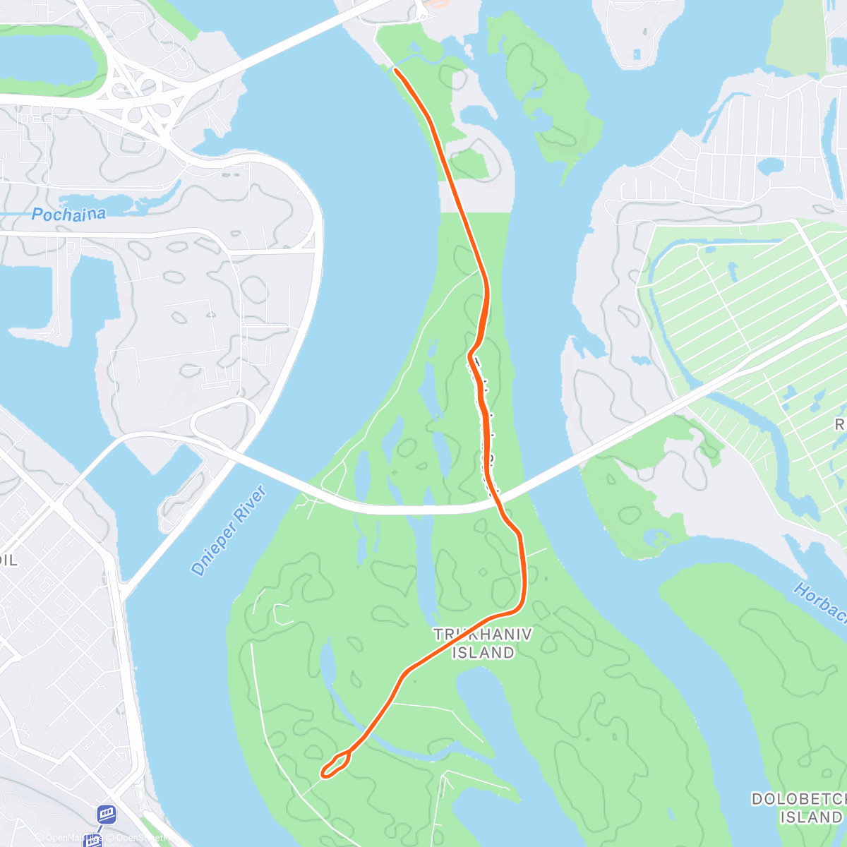 Map of the activity, Long