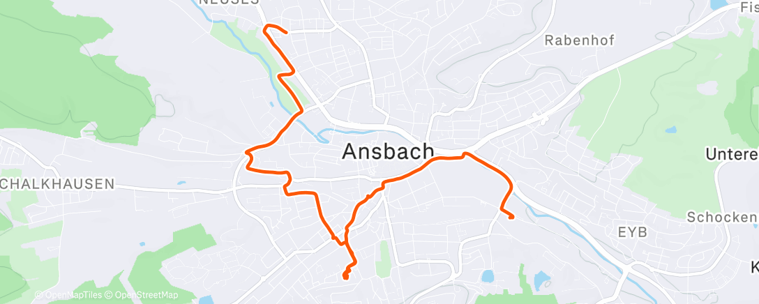 Карта физической активности (Aktivität am Nachmittag)