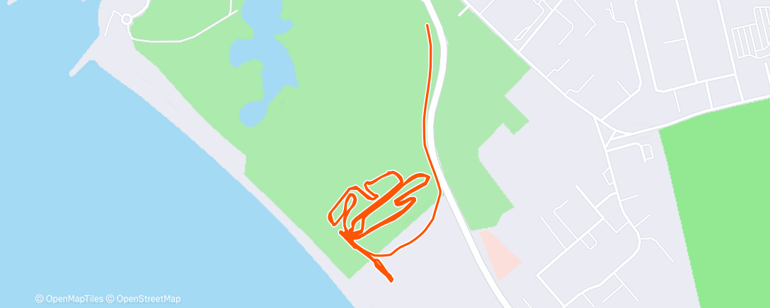 Map of the activity, CrossManay relay