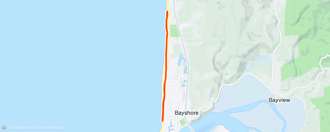 Map of the activity, Morning Run