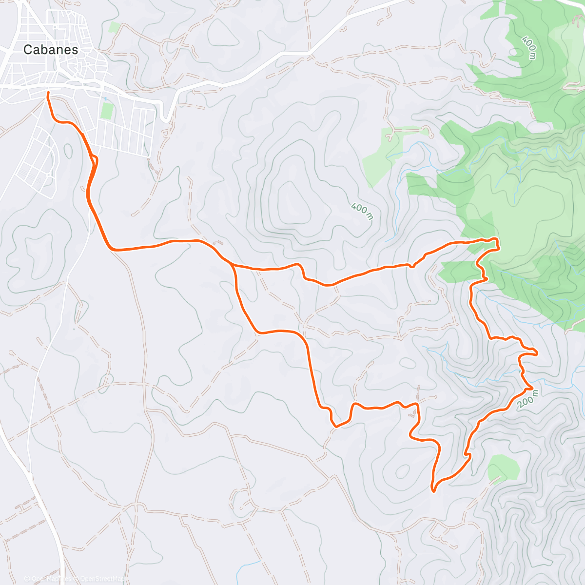 Map of the activity, Solsida Barato y Pou la Bota