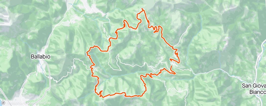 Map of the activity, Anello della Val Taleggio