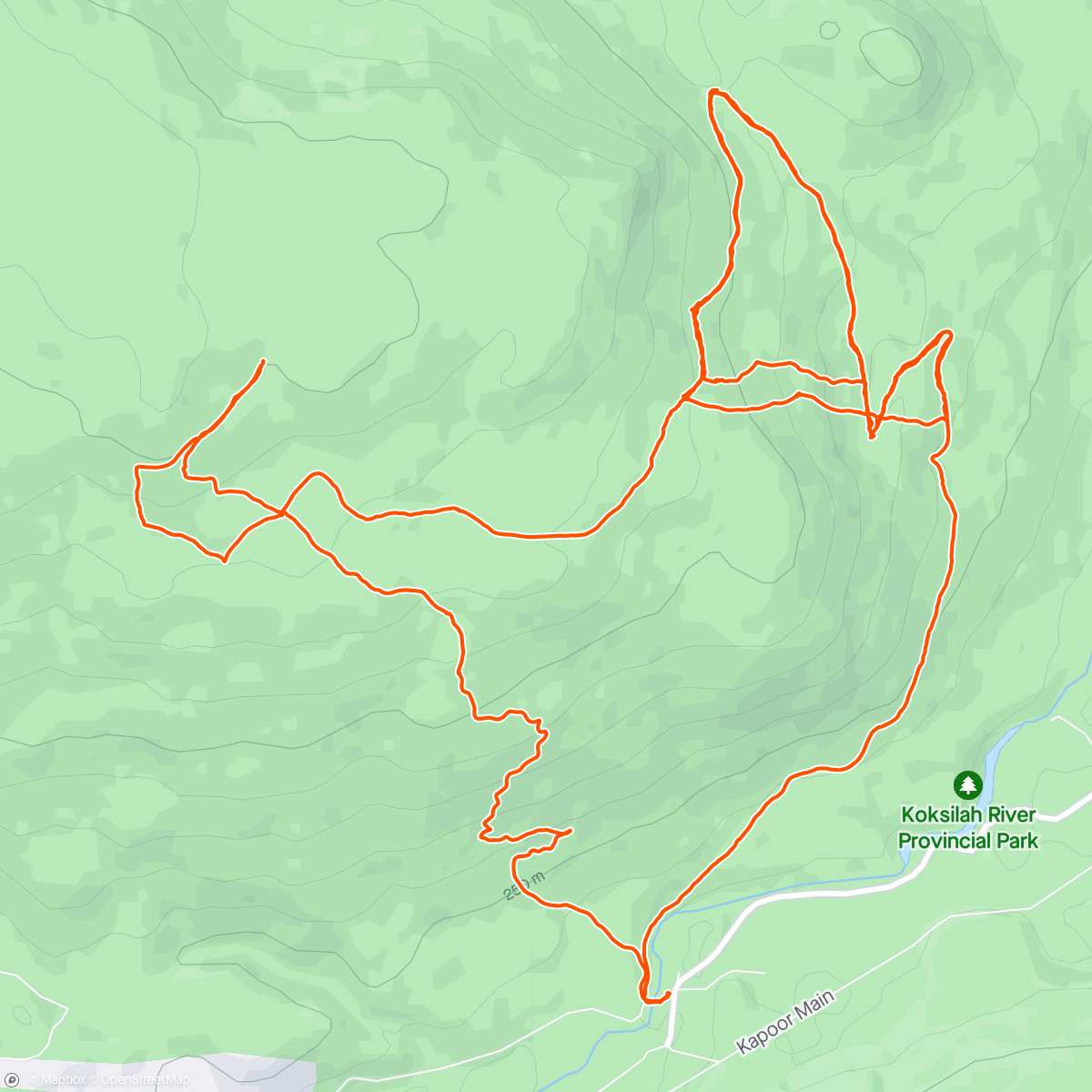 Map of the activity, We ran out of bikes