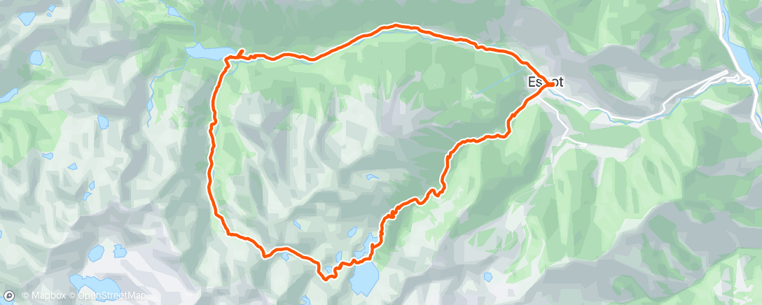 Mapa da atividade, Espot - Refugi JM Blanc - Sant Maurici