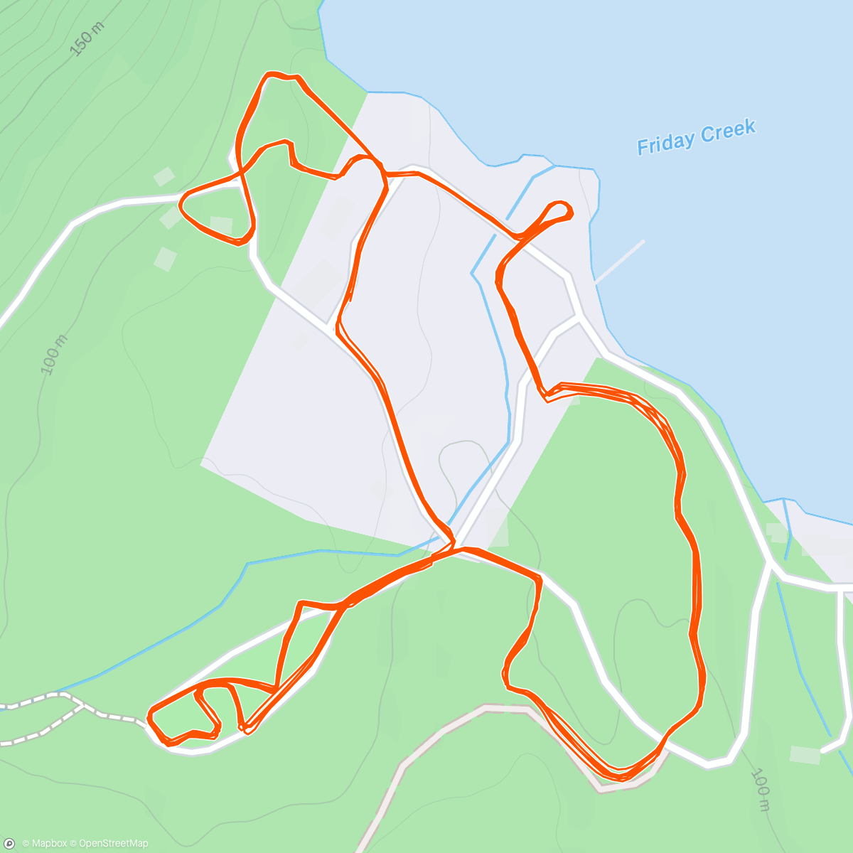 Map of the activity, Cascade CX: Lutherwood SS