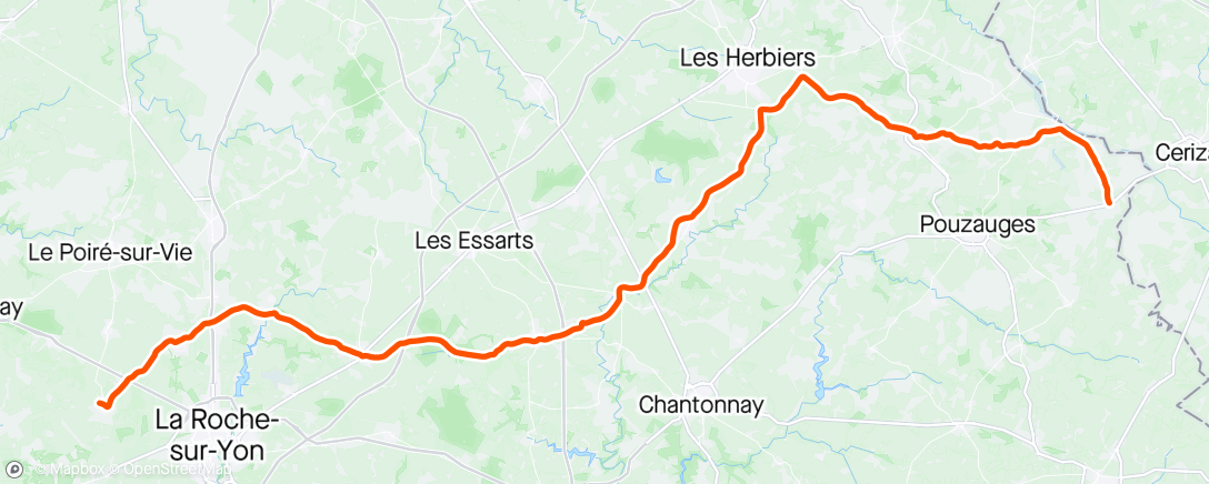 Karte der Aktivität „Sortie vélo le matin 💨💨💨😵‍💫😵‍💫”