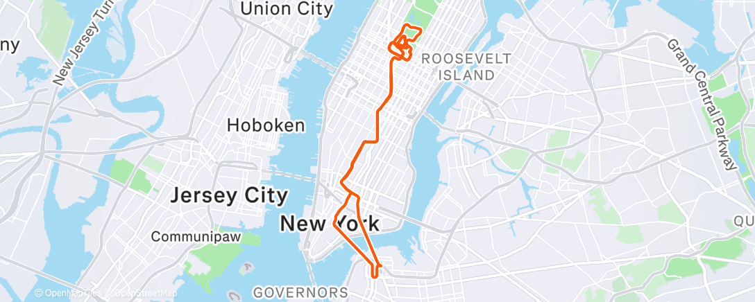 Map of the activity, Zwift - Hill Attacks on Stay Puft Pursuit in New York