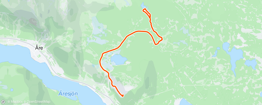 Map of the activity, Lunch Hike