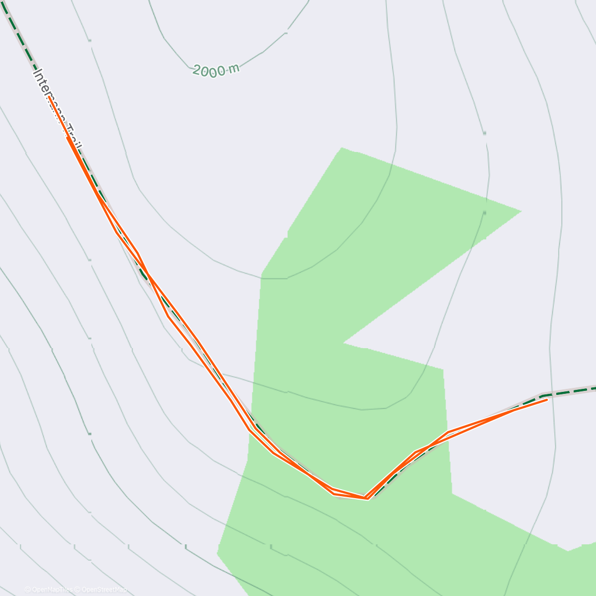 Map of the activity, Elizabeth took Charlie for a walk with his Fi Smart Collar