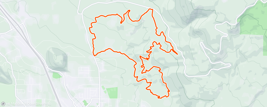 Map of the activity, MTB Monday