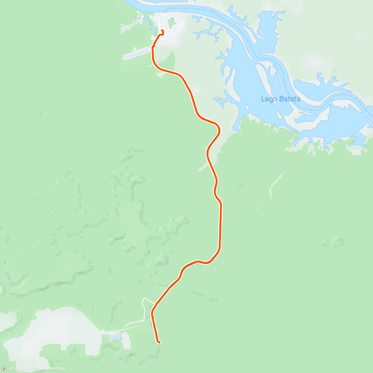 Mapa de la actividad (Pedal km30 na estrada Terra Santa 🚴)