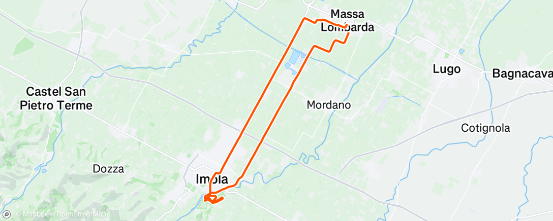 Map of the activity, Morning Ride