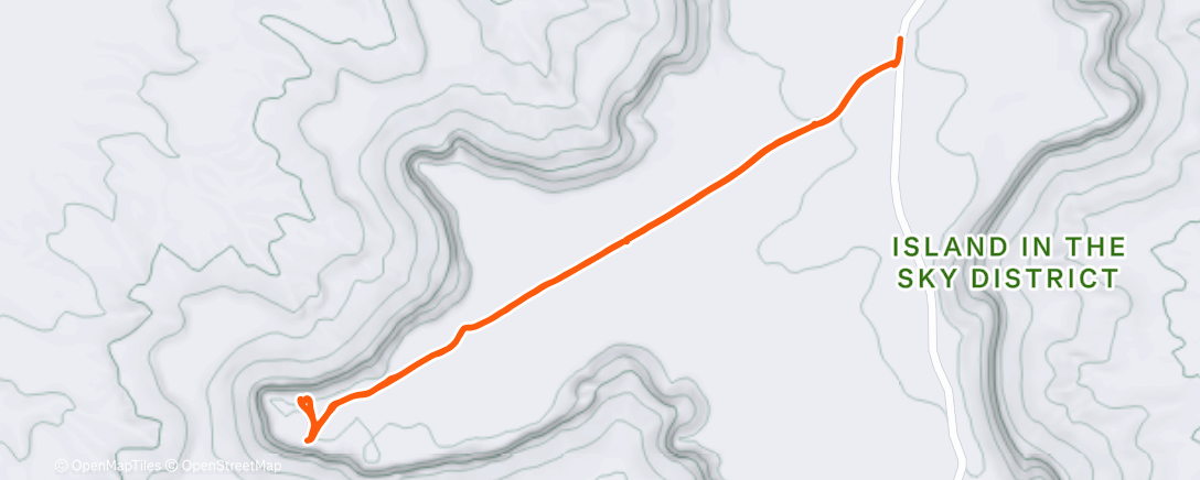 Map of the activity, Lunch Hike