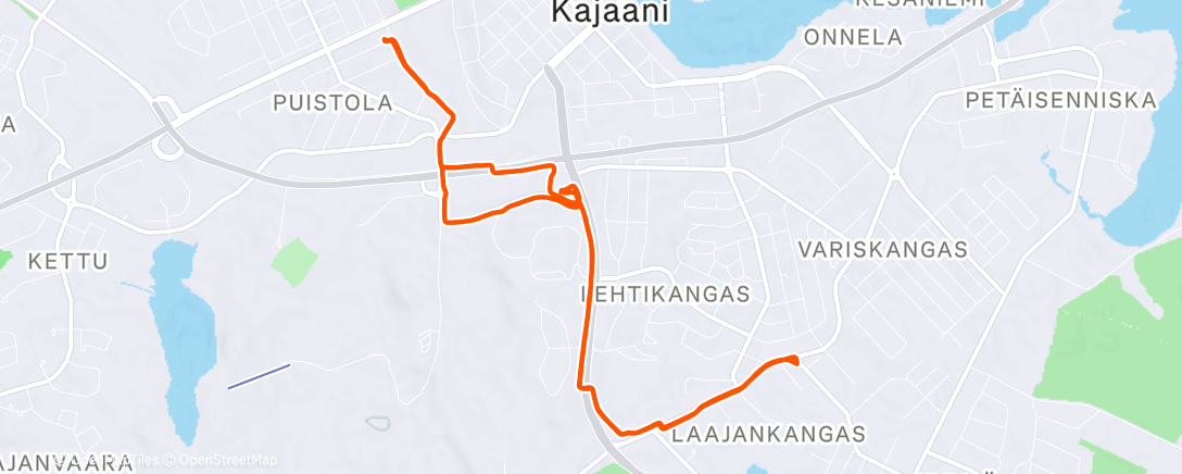 Map of the activity, Полуденный заезд