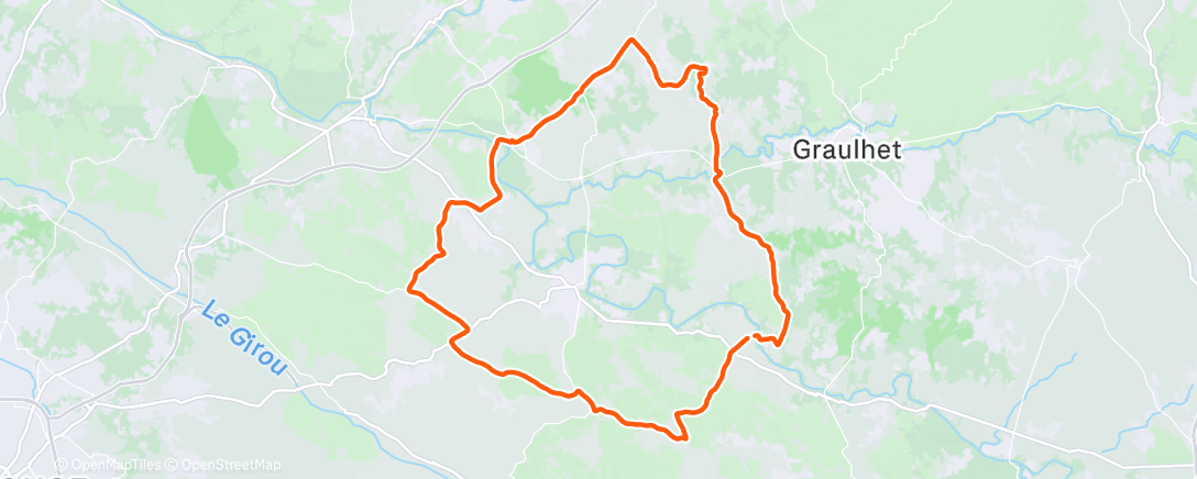 Map of the activity, Couvert mais pas de pluie 😉