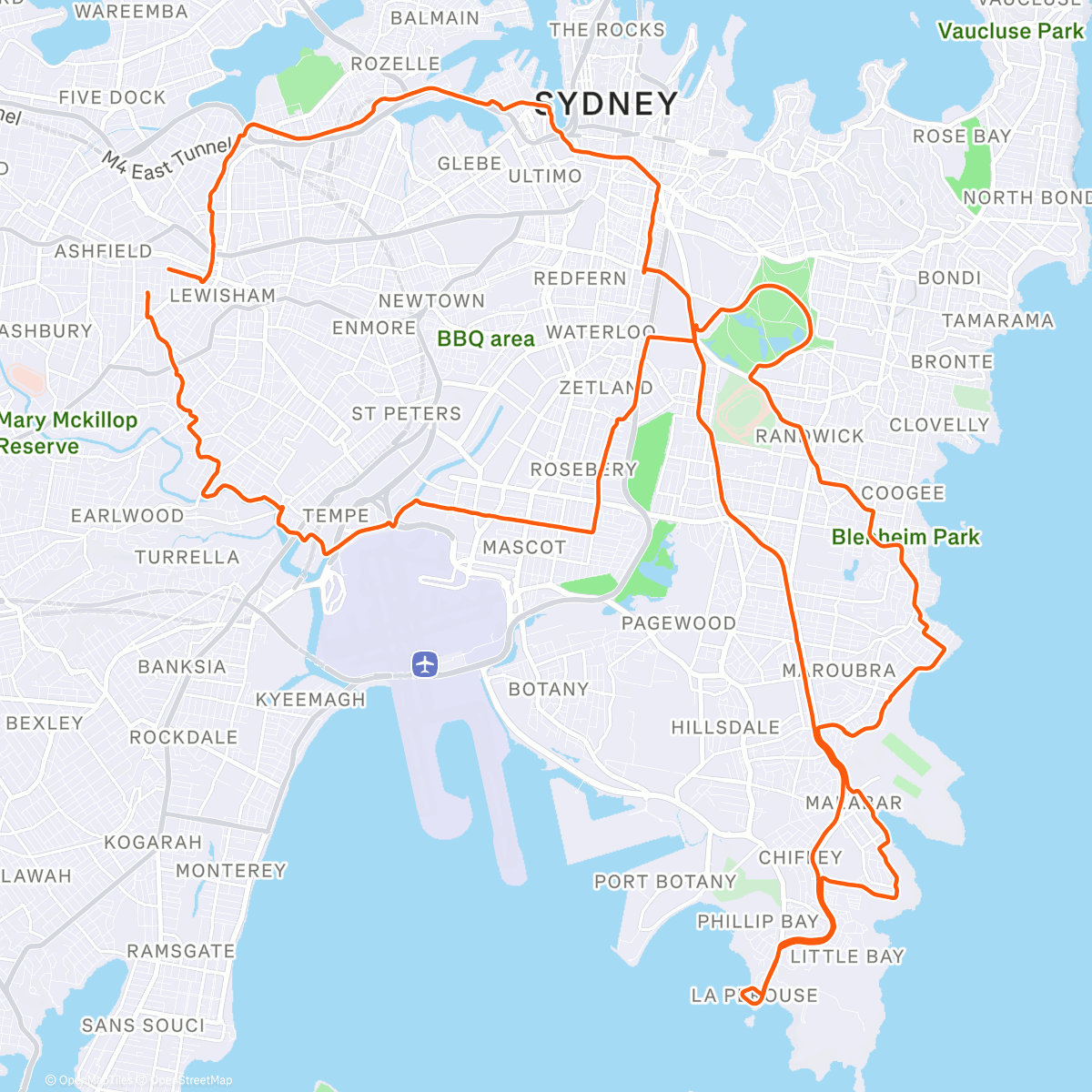 Map of the activity, Leisurely Lapa