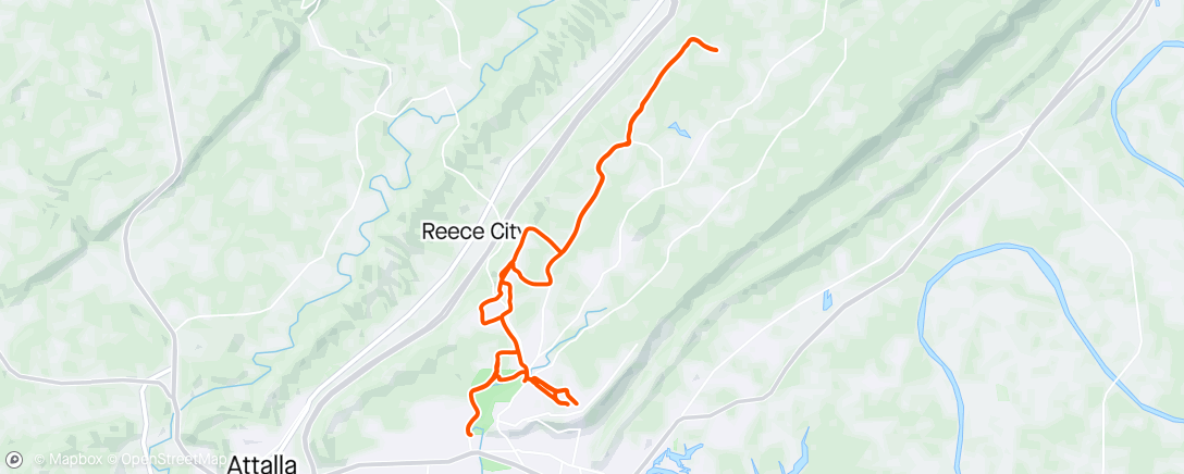 Map of the activity, Some Black Creek