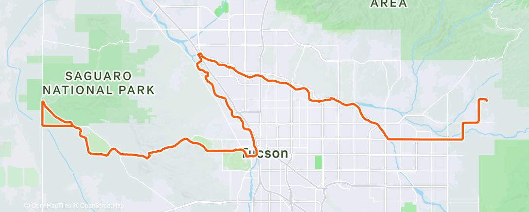 Mapa de la actividad (Morning Ride)