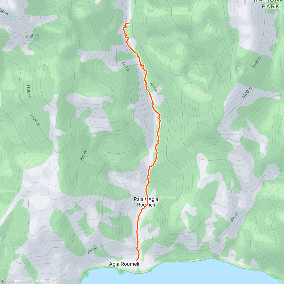 Map of the activity, The second half of Samaria