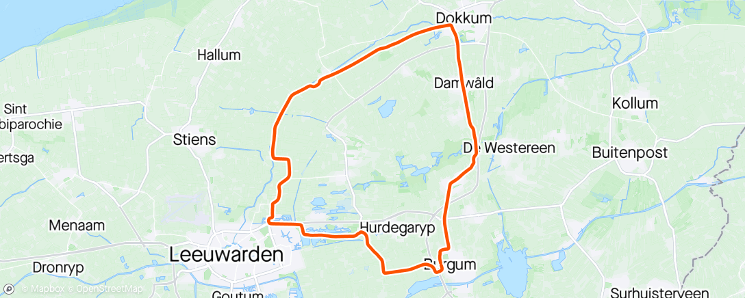 Map of the activity, Namiddagrit met Anne