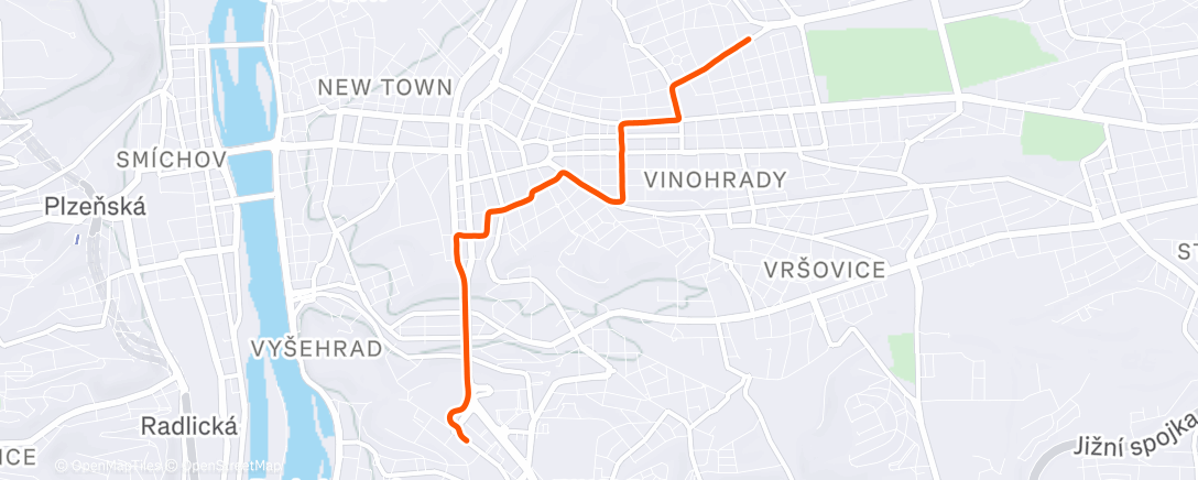 Map of the activity, Na otočku ke staříkům 🤪 (PNR)