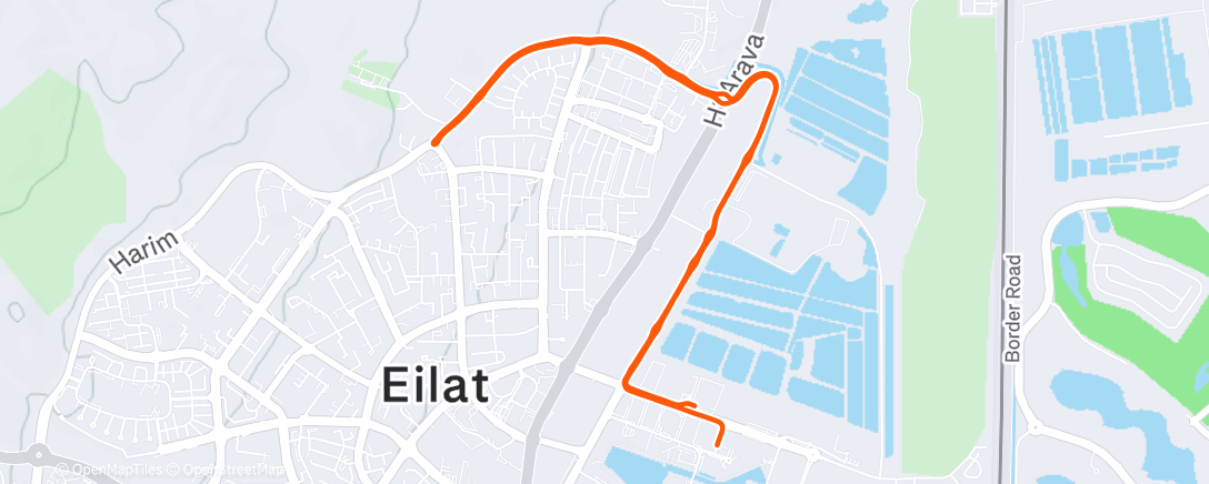 Map of the activity, Morning Ride