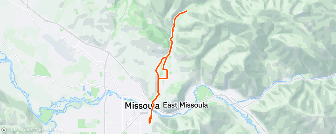 Map of the activity, Afternoon Ride