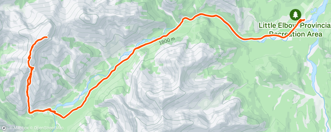 Map of the activity, Mount Romulus