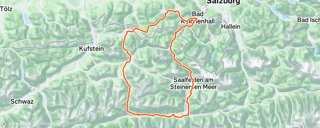 Map of the activity, Fahrt am Morgen