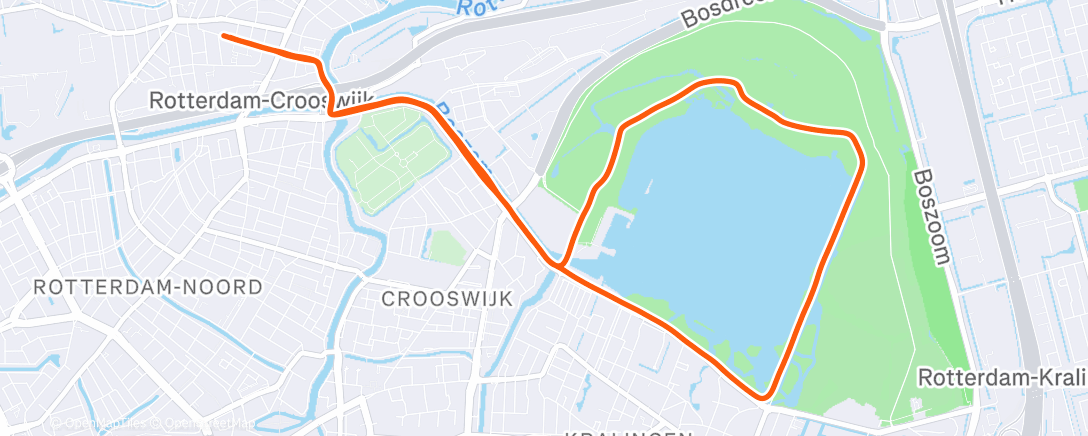 Mapa de la actividad (Lunch Run)