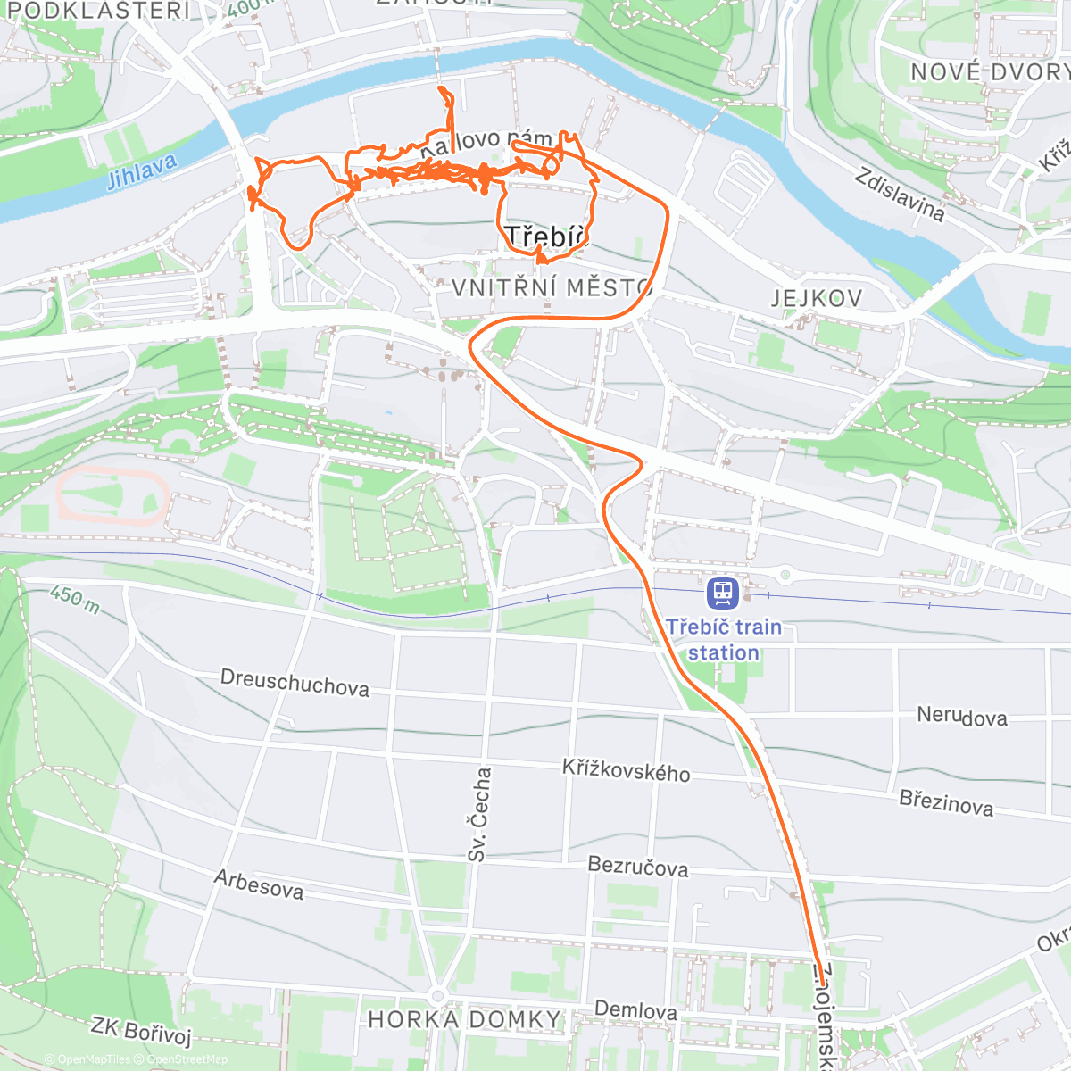 Map of the activity, Sound of Christmas