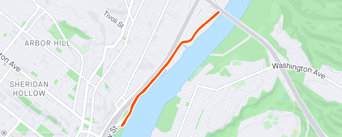 Mapa da atividade, Corning Preserve