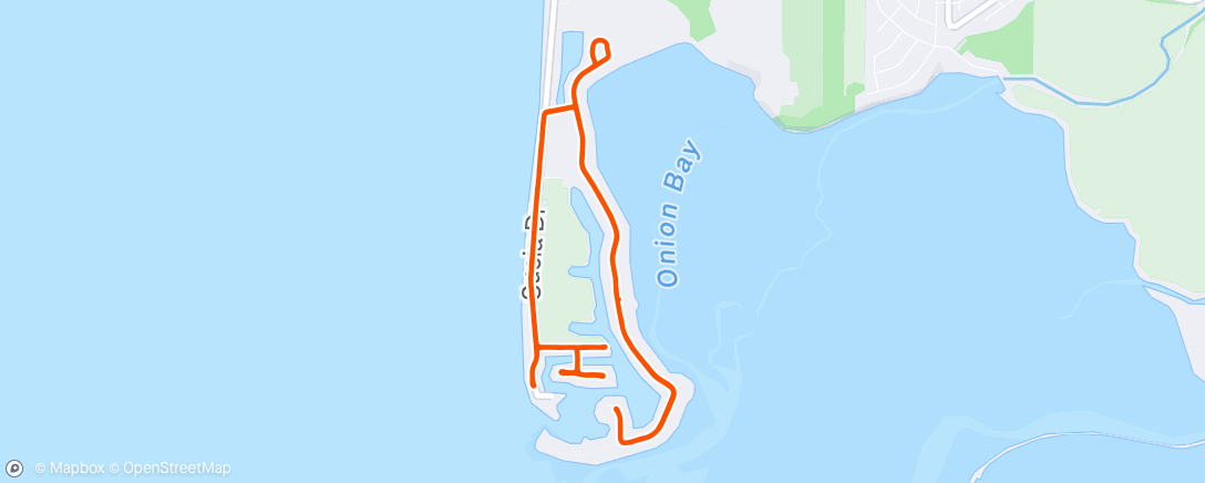 Map of the activity, Afternoon Ride