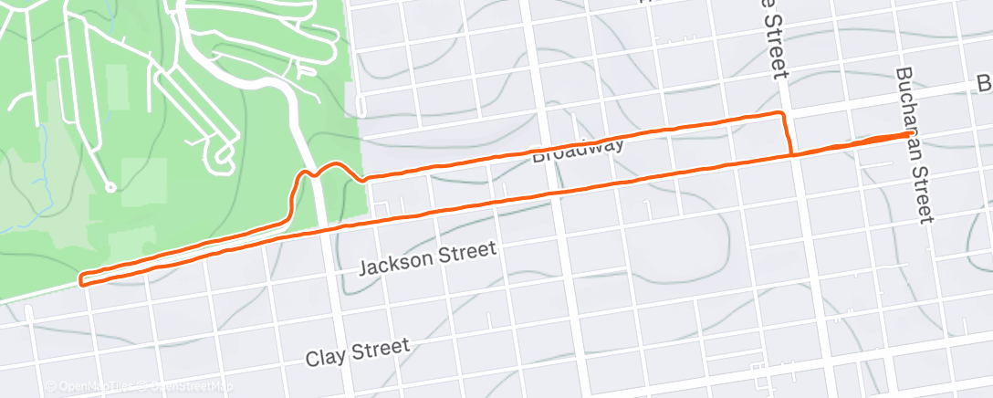 Map of the activity, Holiday lights walk 🎄