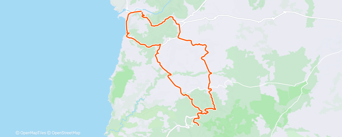 Map of the activity, Morning Ride