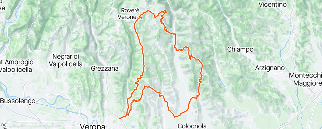 Map of the activity, GRVL - Campiano ed Orazi
