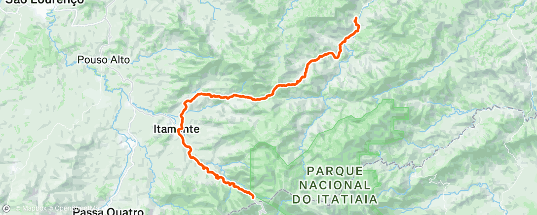 Map of the activity, Day 14 - Solo Camp