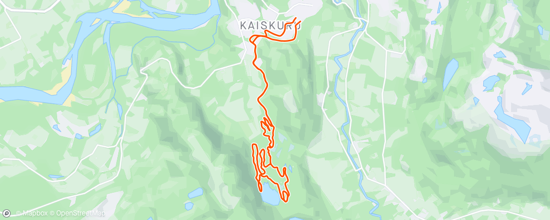 Map of the activity, Fatbike - bakgårdsrunde