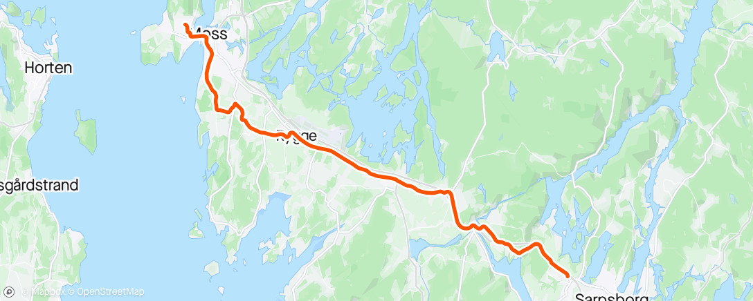 Map of the activity, D æ rakk på vei t bortekamp mot Rakkestad 🤍⚽️💙