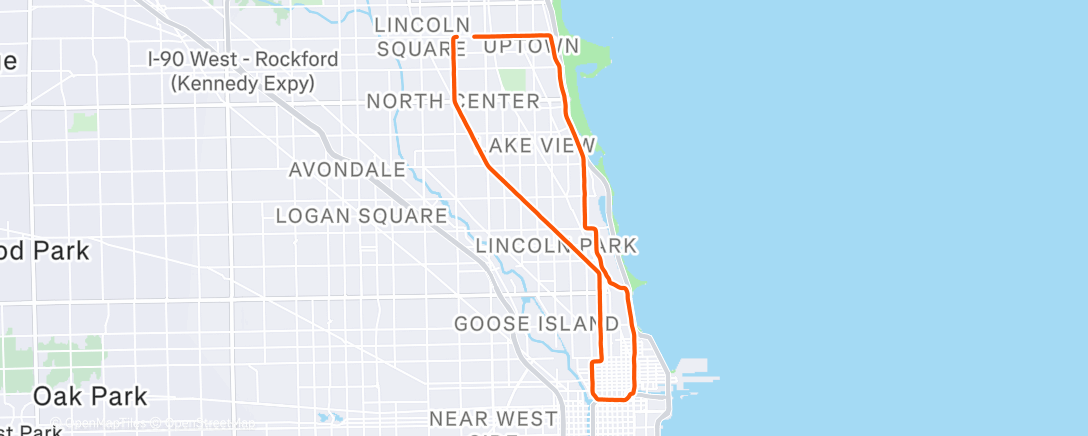 Map of the activity, Morning Ride