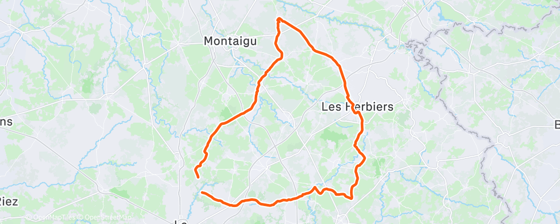 Map of the activity, Morning Ride