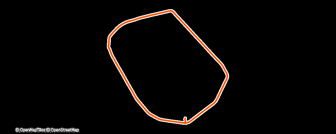 Map of the activity, Lauf am Nachmittag