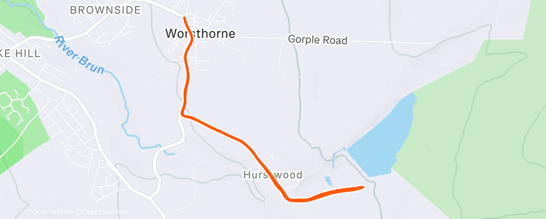 Peta aktivitas, Morning Run